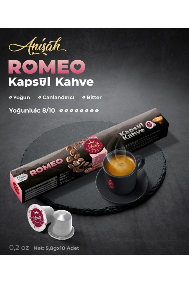 Anisah Coffee Kapsül Kahve Seti Bolivar Genoa Romeo ve Extra Aroma 40 Adet