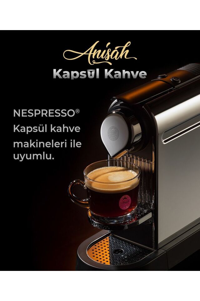 Anisah Coffee Kapsül Kahve Seti Bolivar Genoa Romeo ve Extra Aroma 40 Adet