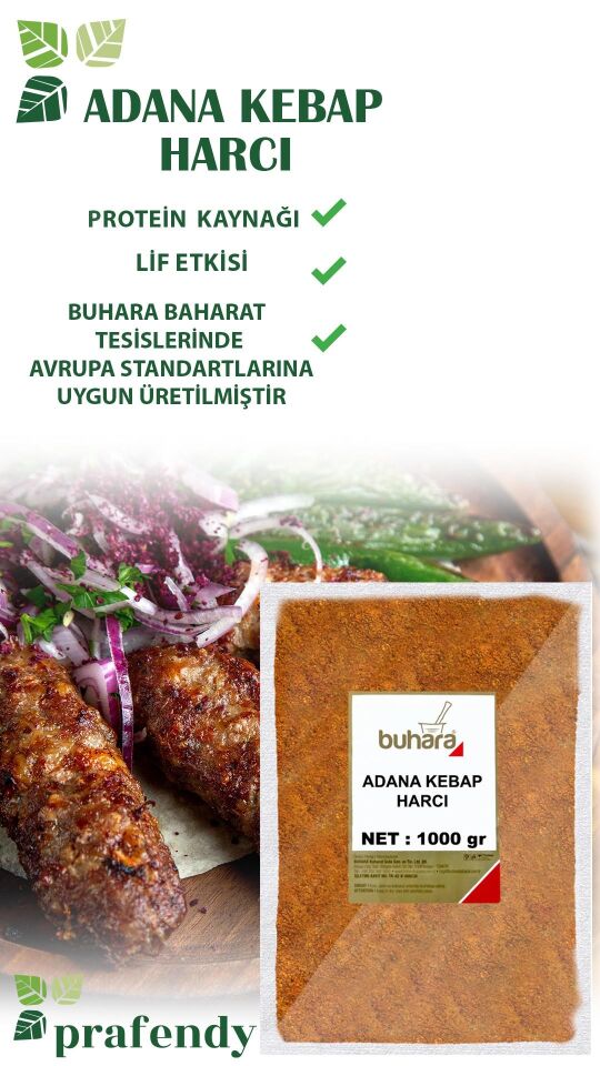 BUHARA ADANA KEBAP HARCI 1000 GR x 10 Ad.