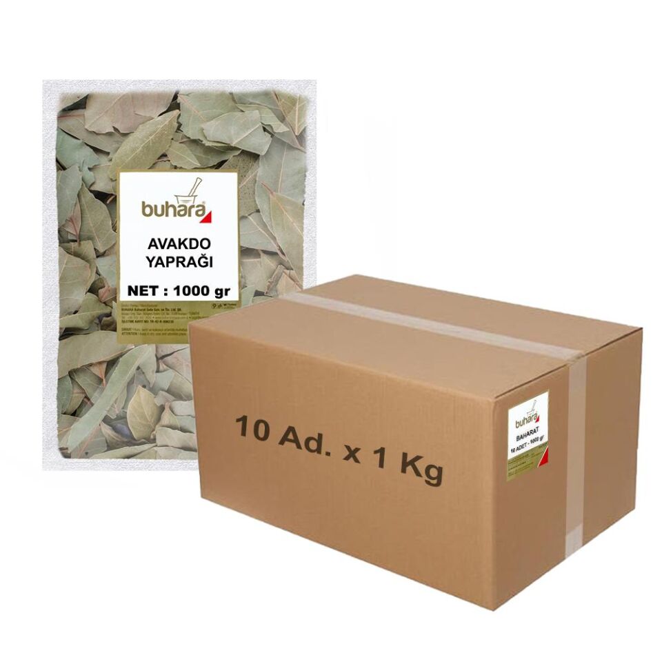 BUHARA TOPTAN AVAKADO YAPRAĞI 1 KG x 10 Ad - 10 KG