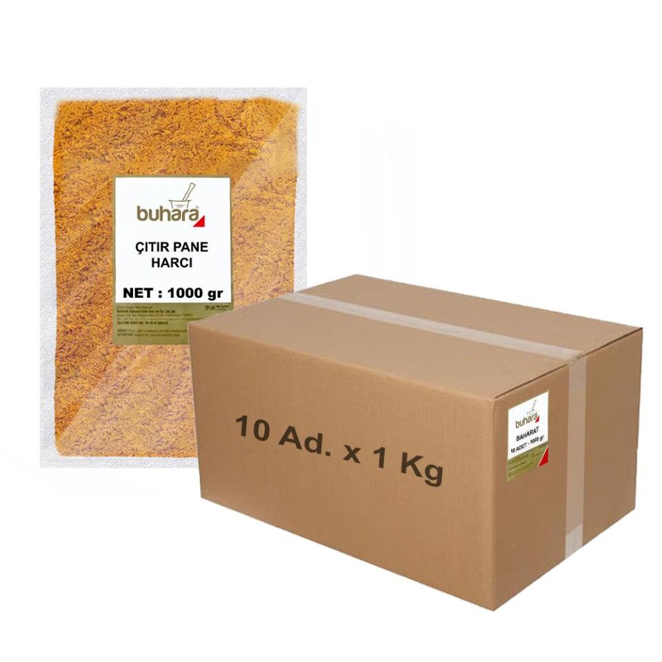 BUHARA TOPTAN ÇITIR PANE HARCI 1 KG x 10 Ad - 10 KG