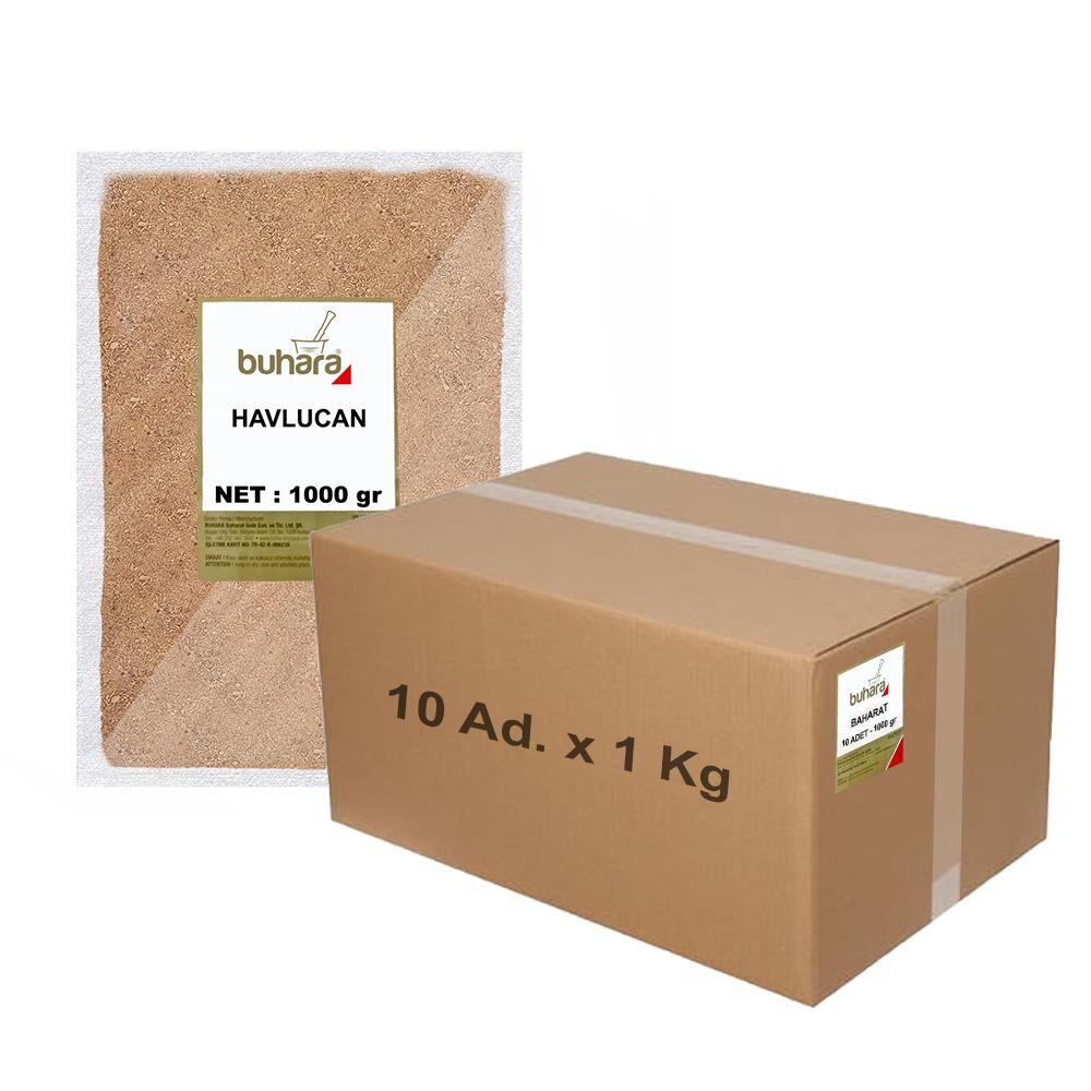 BUHARA TOPTAN HAVLUCAN TOZ 1 KG x 10 Ad - 10 KG