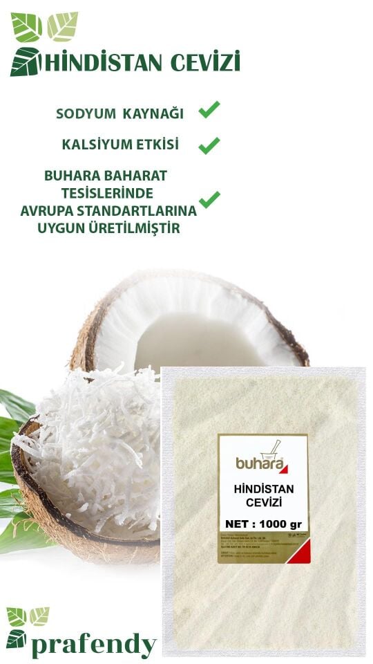 BUHARA TOPTAN HİNDİSTAN CEVİZİ 1 KG x 10 Ad - 10 KG