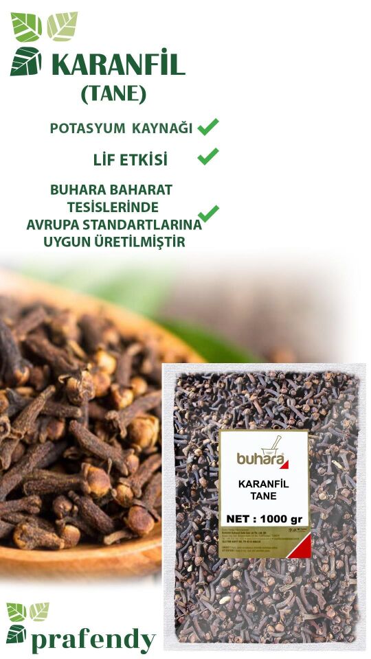 BUHARA TOPTAN KARANFİL TANE 1 KG x 10 Ad - 10 KG