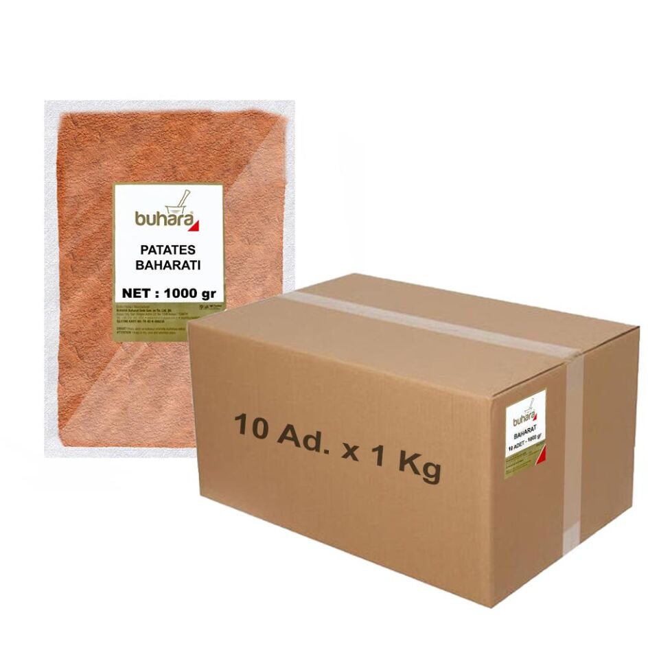 BUHARA TOPTAN PATATES BAHARATI 1 KG x 10 Ad - 10 KG