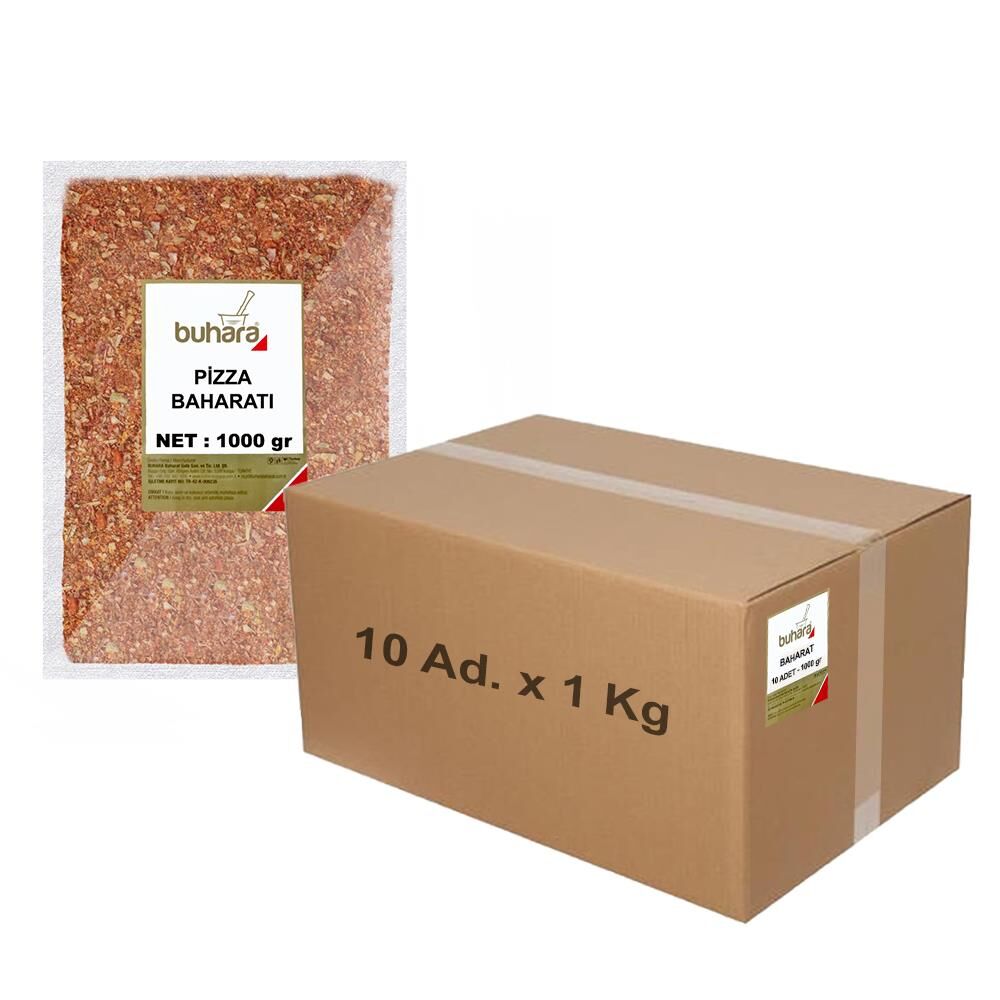 BUHARA TOPTAN PİZZA BAHARATI 1 KG x 10 Ad - 10 KG