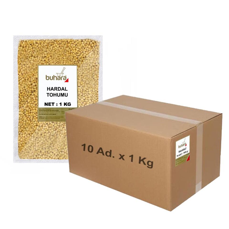 BUHARA TOPTAN SARI HARDAL TOHUMU 1 KG x 10 Ad - 10 KG