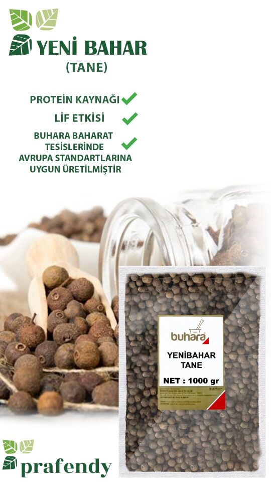 BUHARA TOPTAN YENİ BAHAR TANE 1 KG x 10 Ad - 10 KG