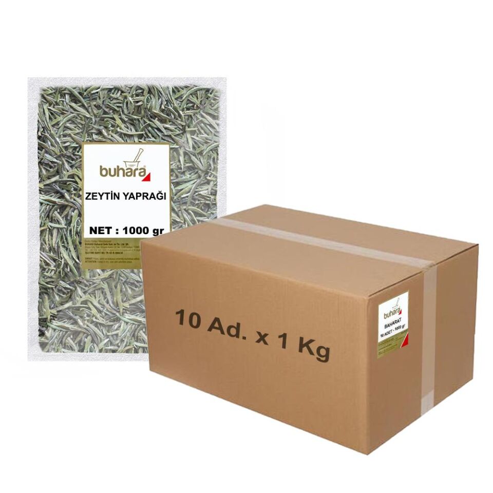 BUHARA TOPTAN ZEYTİN YAPRAĞI 1 KG x 10 Ad - 10 KG