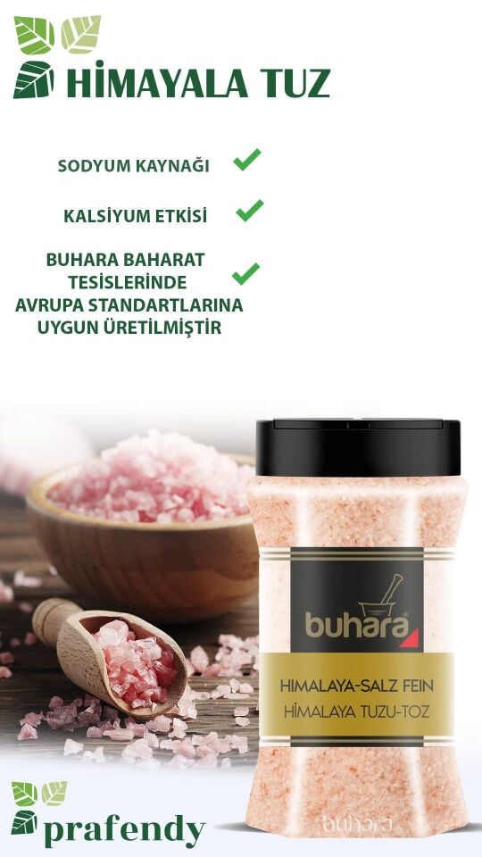 BUHARA TOPTAN HİMALAYA TUZU TOZ 300 GR x 12 Ad. PET