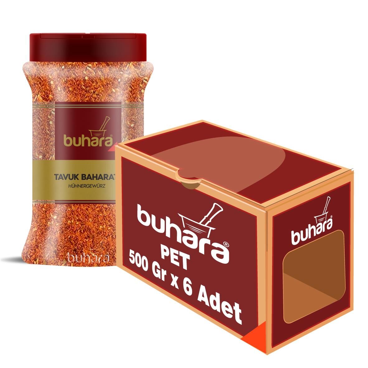 BUHARA TOPTAN TAVUK BAHARATI 700 GR x 6 Ad. PET