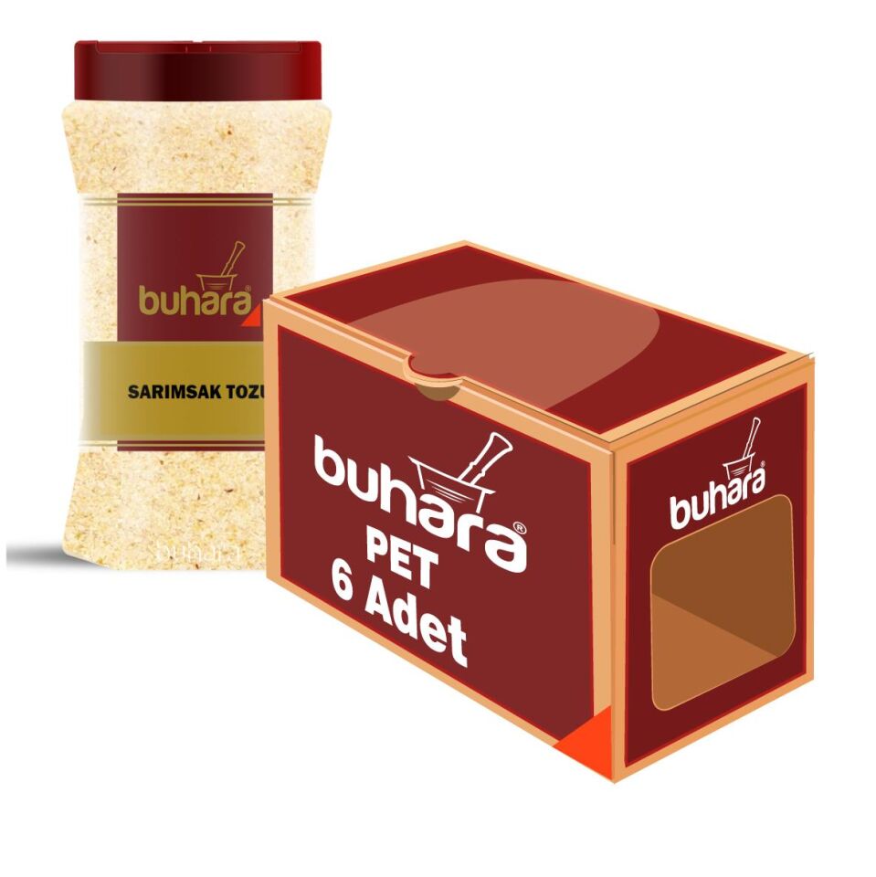 BUHARA TOPTAN SARIMSAK TOZU 500 GR x 6 Ad. PET