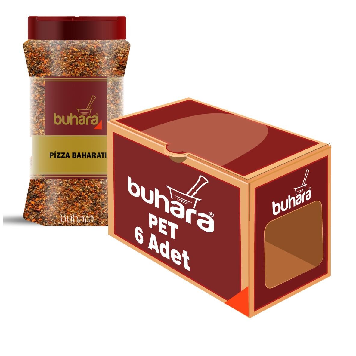 BUHARA TOPTAN PİZZA BAHARATI 500 GR x 6 Ad. PET