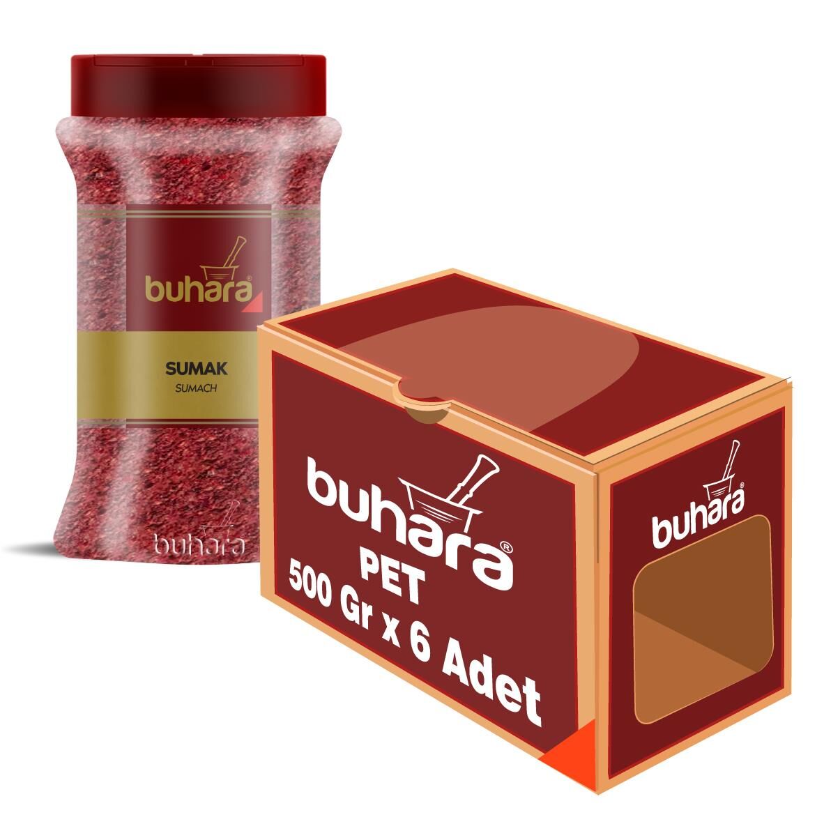 BUHARA TOPTAN SUMAK 600 GR x 6 Ad. PET