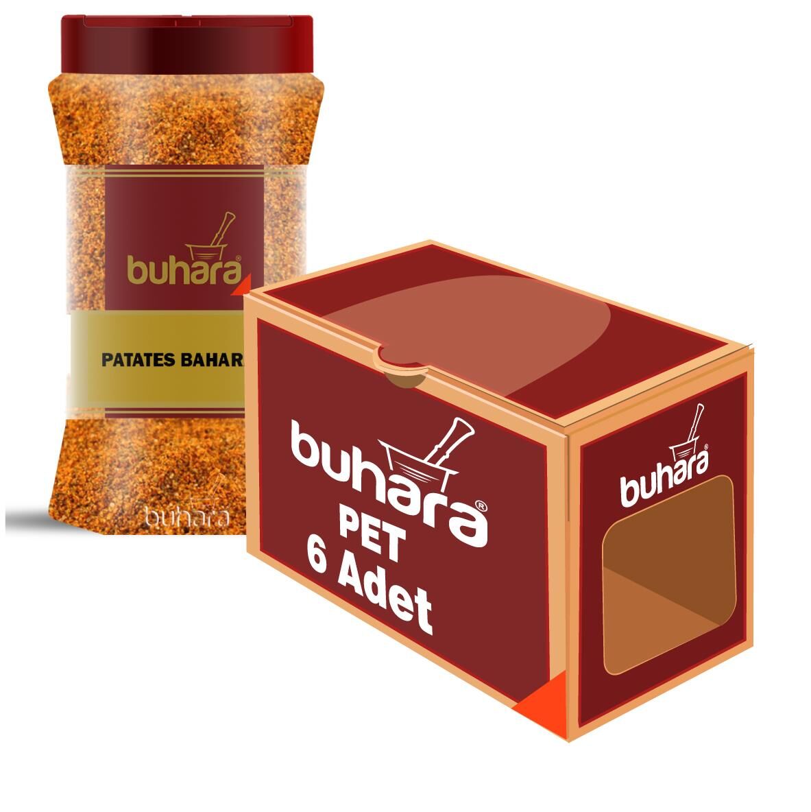 BUHARA TOPTAN PATATES BAHARATI 800 GR x 6 Ad. PET