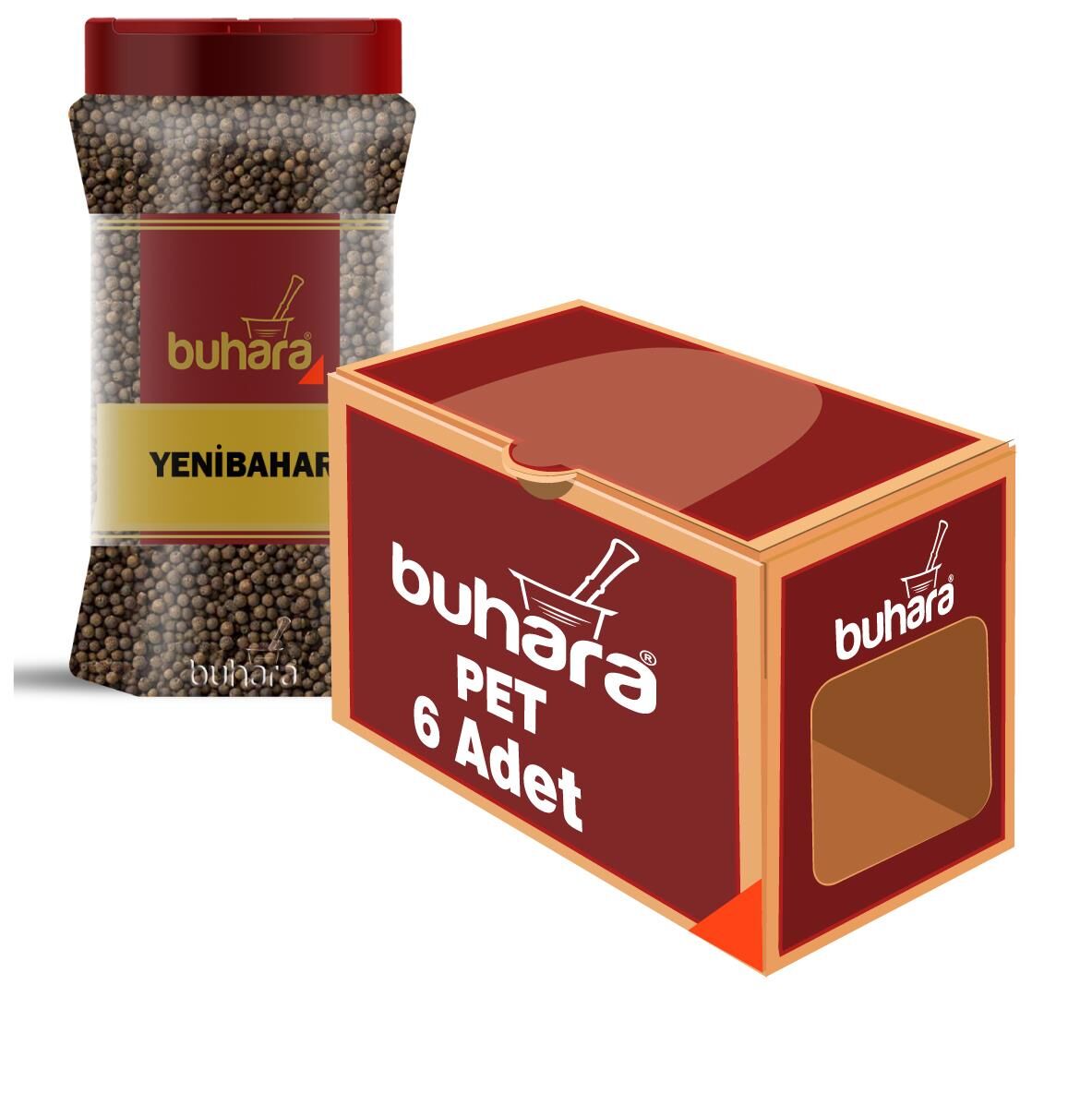 BUHARA TOPTAN YENİ BAHAR TOZ 500 GR x 6 Ad. PET