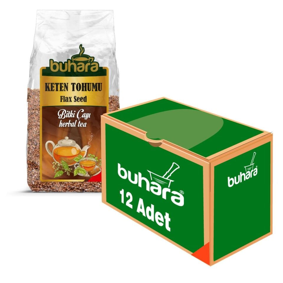 BUHARA TOPTAN KETEN TOHUMU 250 GR. x 12 AD.