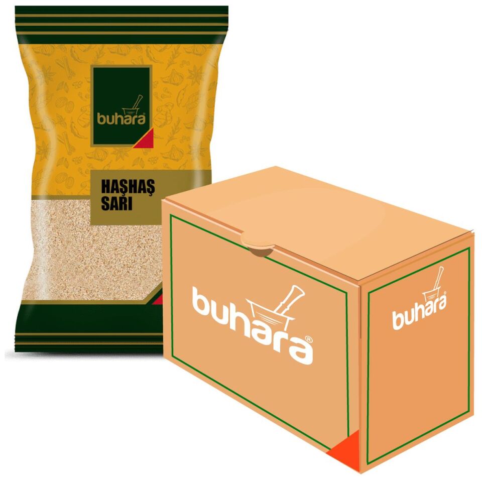BUHARA TOPTAN HAŞHAŞ SARI 100 GR  x 12 Ad.