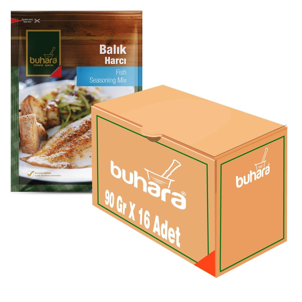 BUHARA TOPTAN BALIK HARCI 75 GR  x 16 Ad.