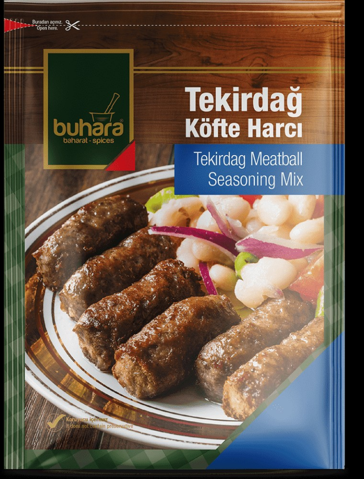 BUHARA TOPTAN TEKİRDAĞ KÖFTE HARCI 90 GR x 16 Ad.