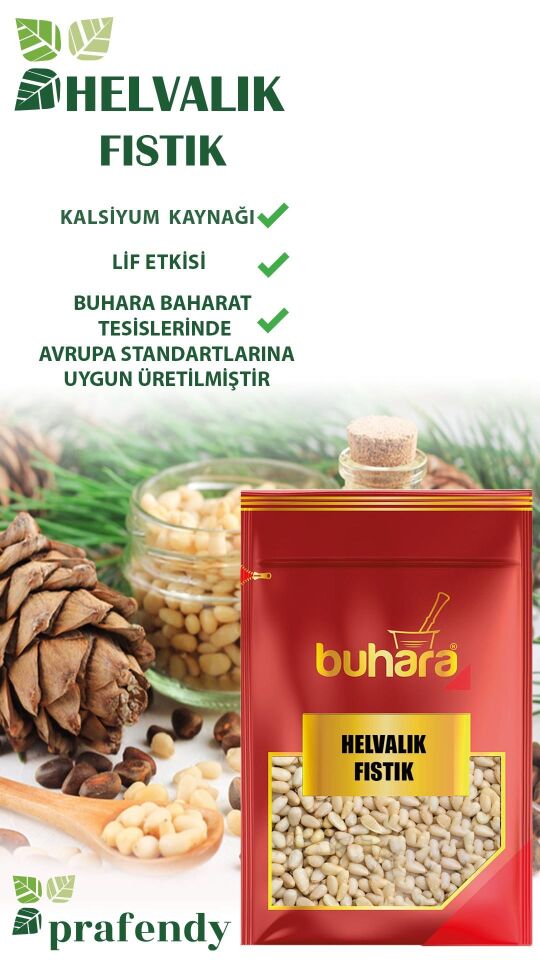 BUHARA TOPTAN DOLMALIK HELVALIK YER FISTIK 80 GR x 12 Ad.
