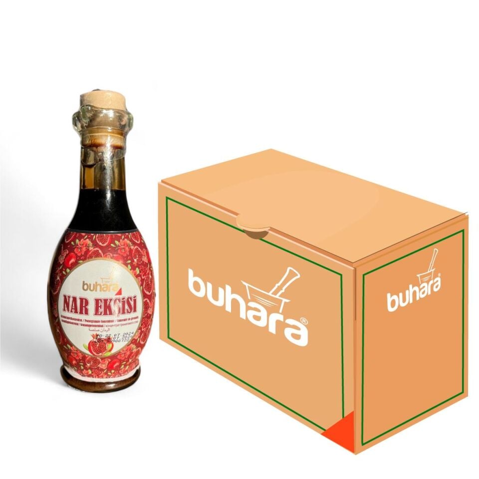 BUHARA TOPTAN NAR EKŞİSİ ÖZÜ CAM 250ml / 340 GR x 12 Ad.
