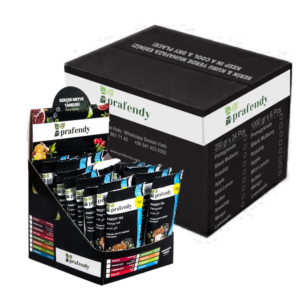 PRAFENDY TOPTAN HAPŞU ÇAYI TEK İÇİMLİK 15 GR x 20 Ad. x 12 Ad.