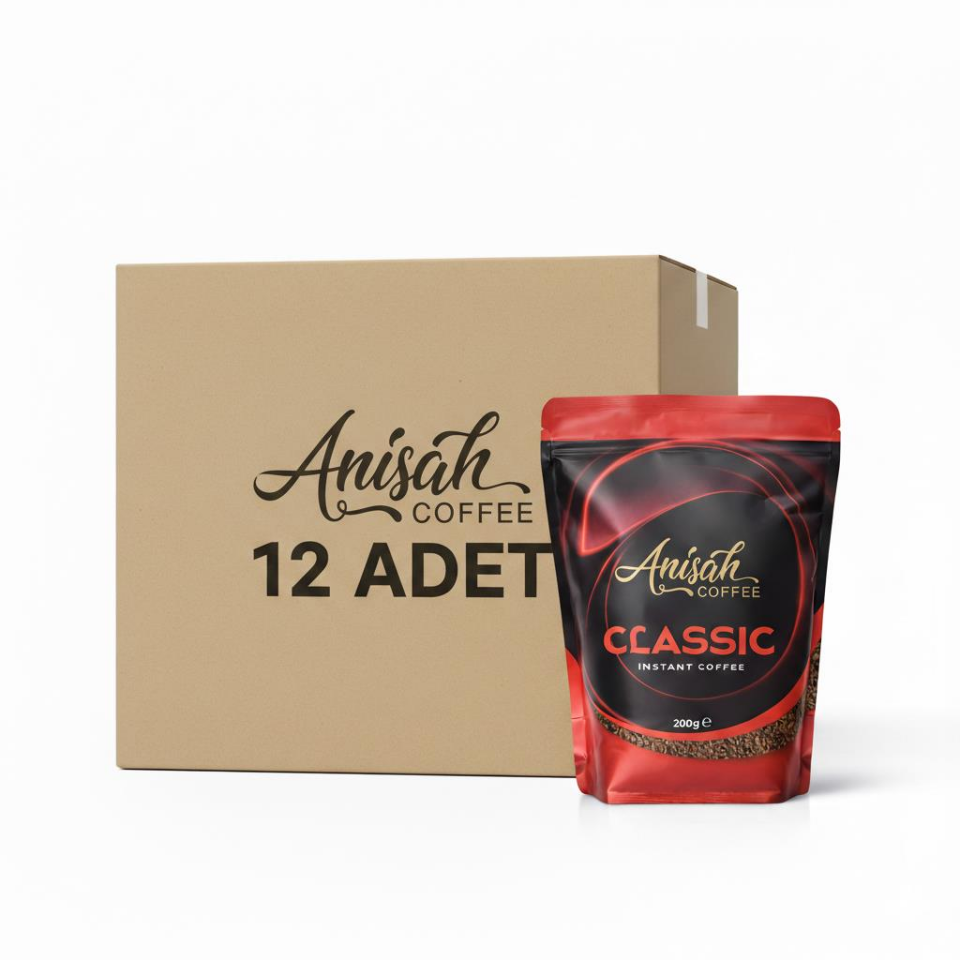 ANISAH KLASİK GRANÜL KAHVE 200g *12 Adet