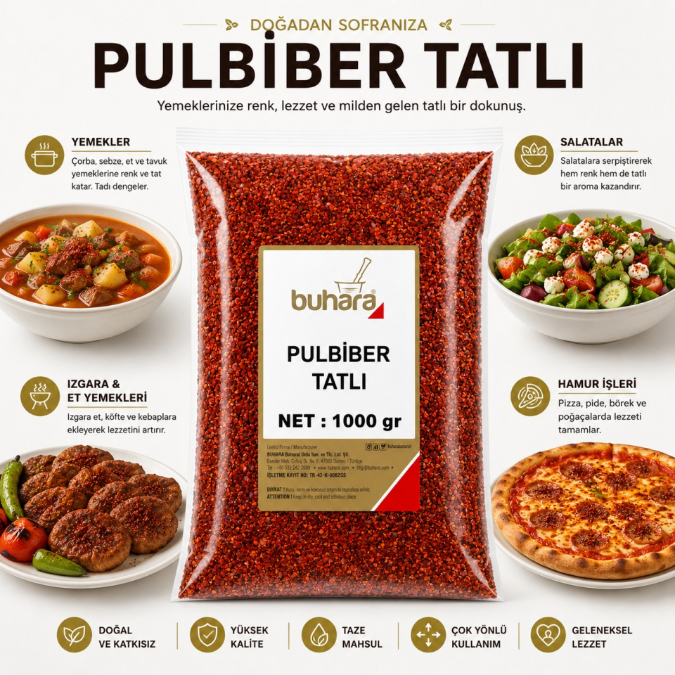 BUHARA PULBİBER TATLI 1000 GR