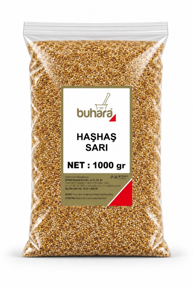 BUHARA HAŞHAŞ SARI 1000 GR