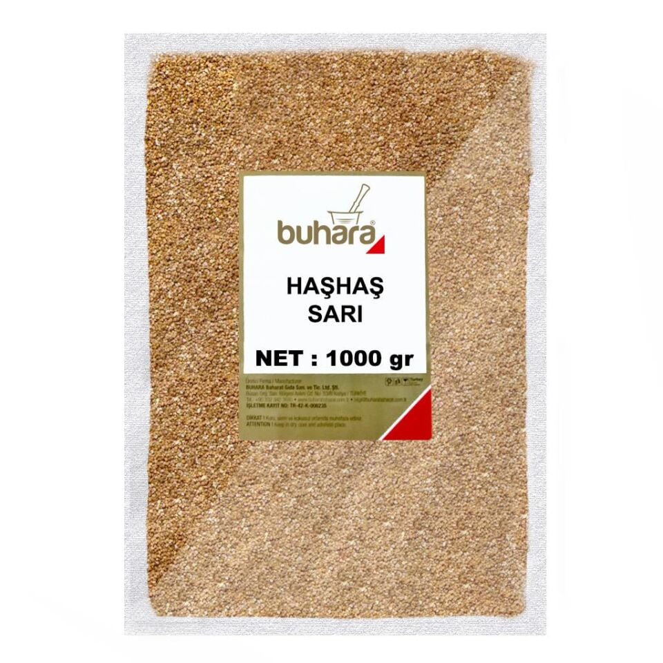 BUHARA HAŞHAŞ SARI 1000 GR