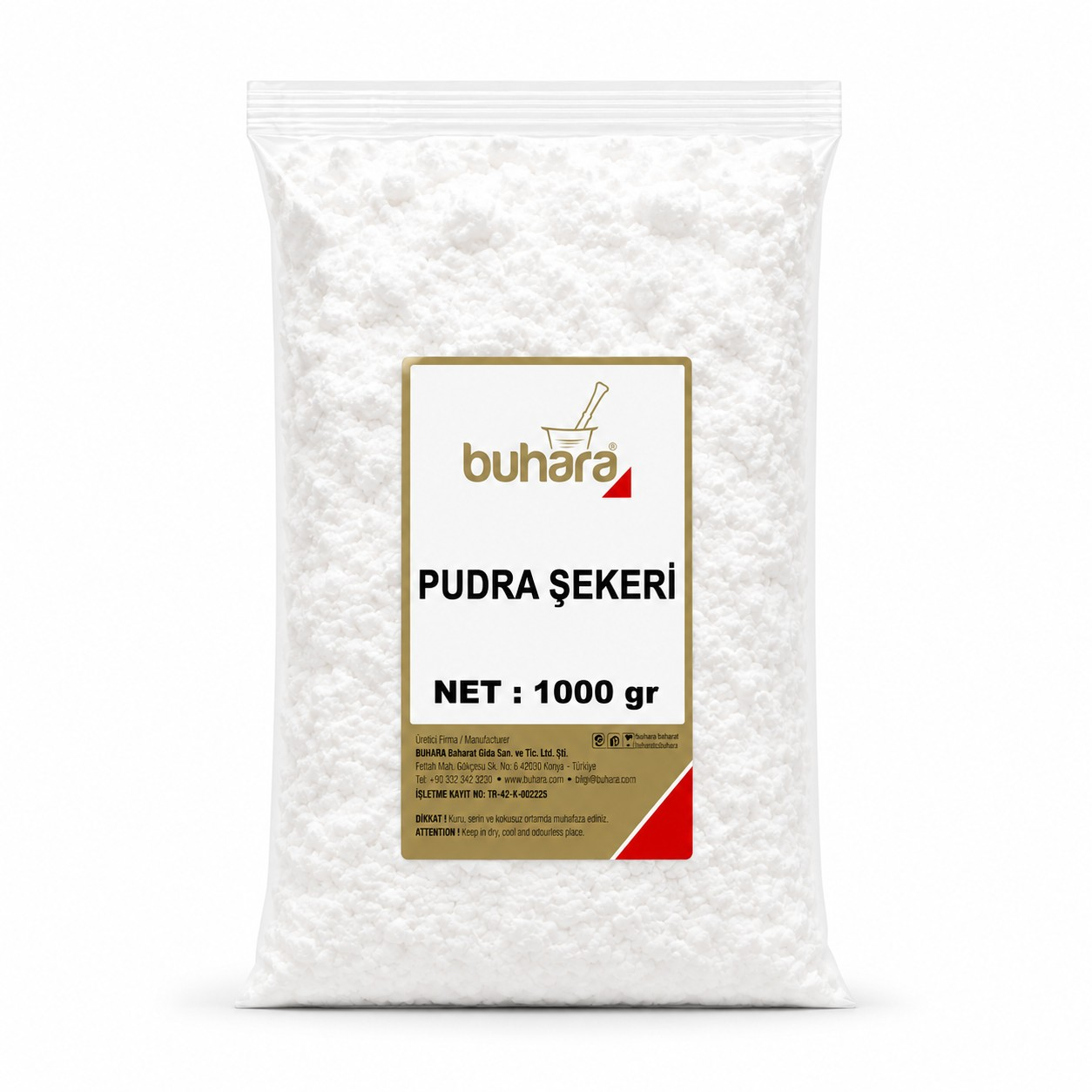 BUHARA PUDRA ŞEKERİ 1000 GR