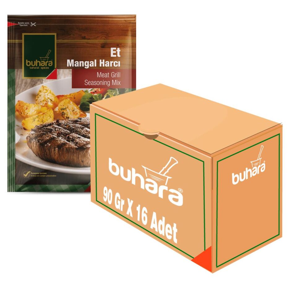 BUHARA TOPTAN ET MANGAL HARCI 90 GR x 16 Ad.