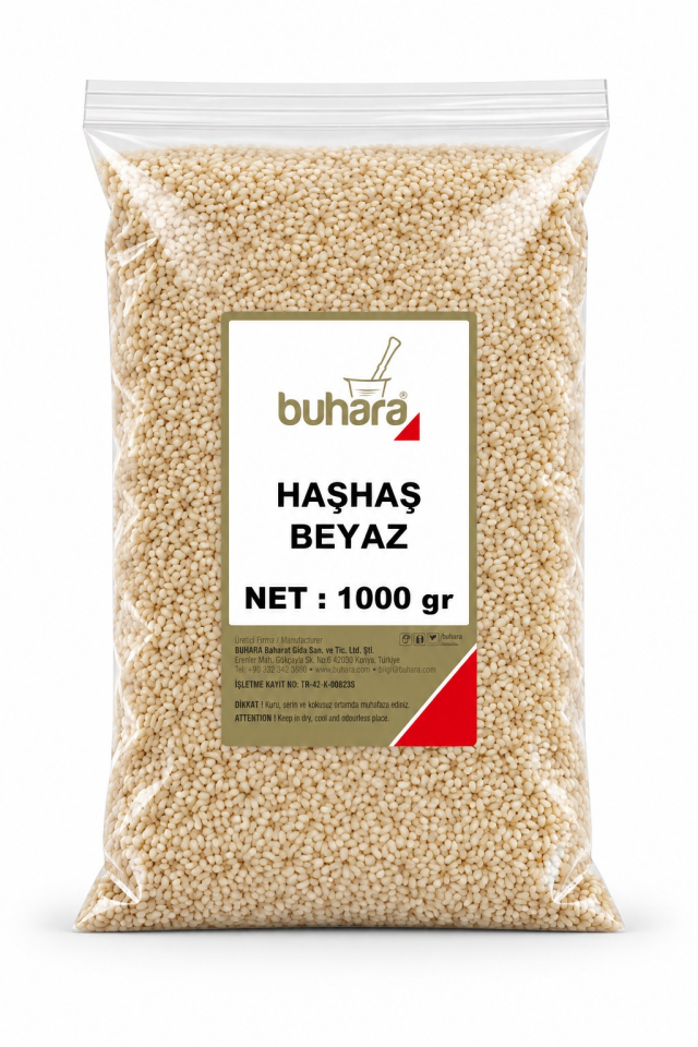 BUHARA HAŞHAŞ BEYAZ 1000 GR