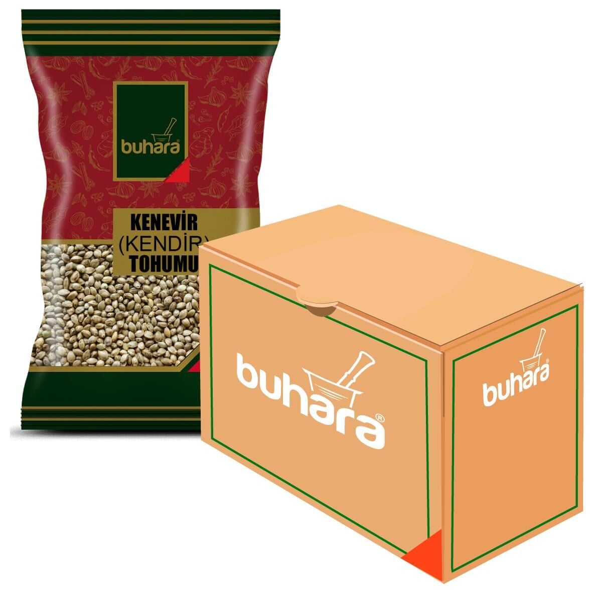 BUHARA TOPTAN KENEVİR 200 GR  x 12 Ad.