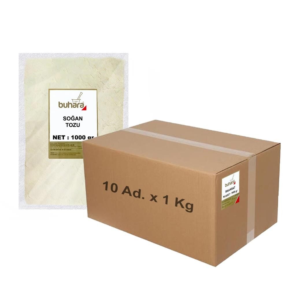 BUHARA TOPTAN SOĞAN TOZU 1 KG x 10 Ad - 10 KG