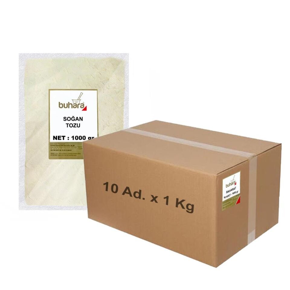 BUHARA TOPTAN SOĞAN TOZU 1 KG x 10 Ad - 10 KG