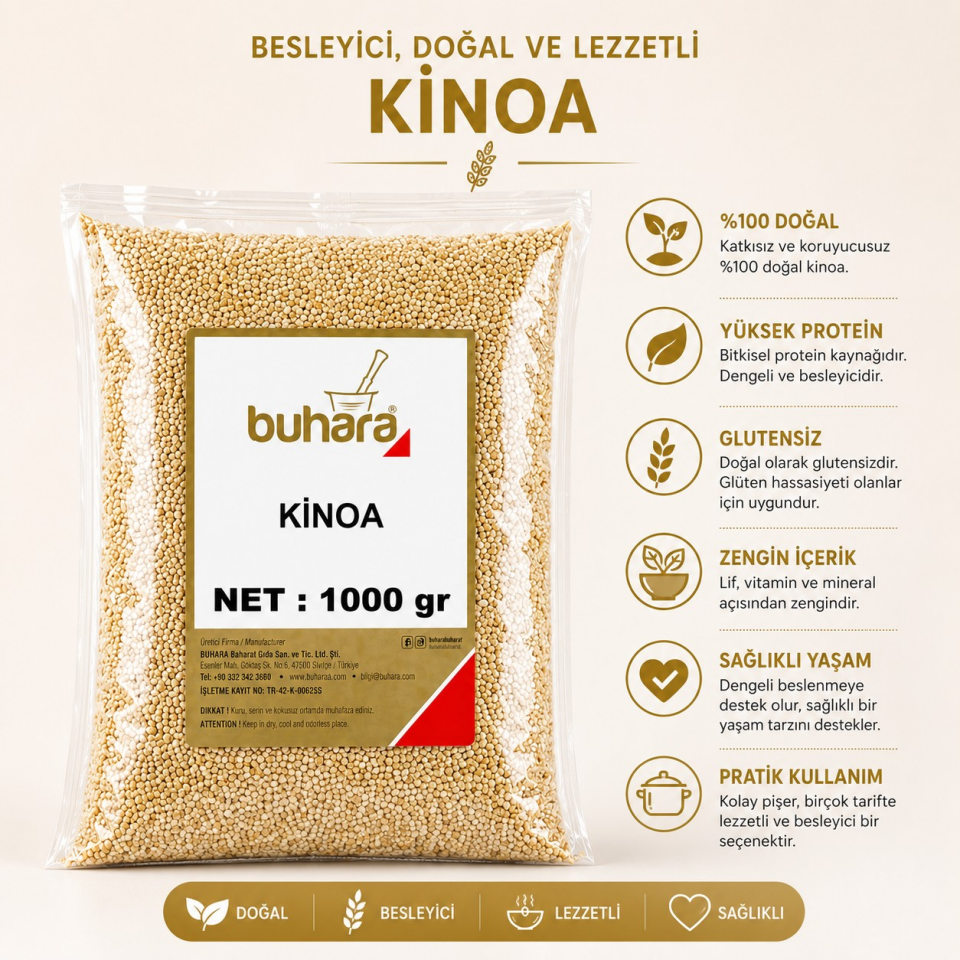 BUHARA KİNOA 1000 GR