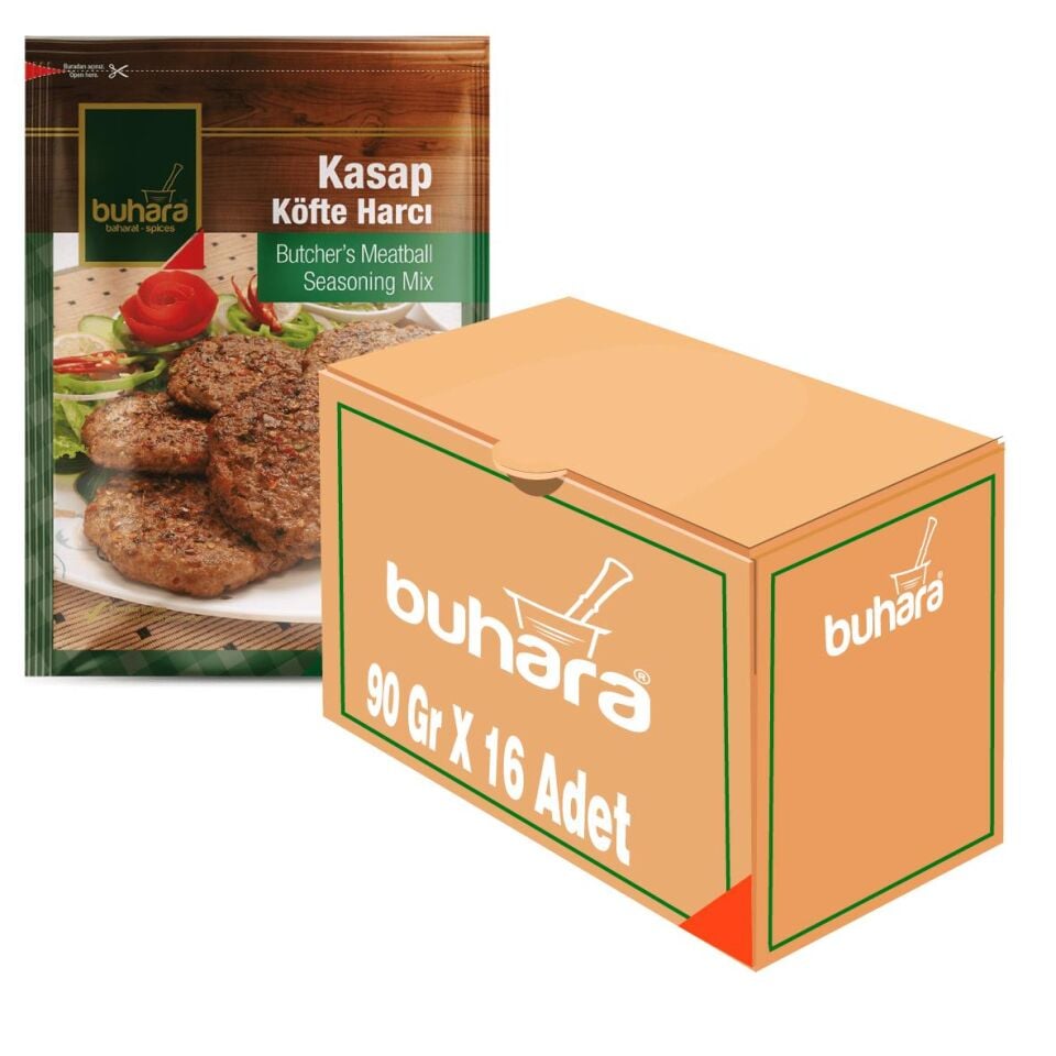 BUHARA TOPTAN KASAP KÖFTE HARCI 90 GR  x 16 Ad.