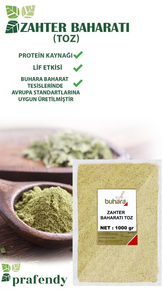 BUHARA TOPTAN ZAHTER 1 KG x 10 Ad - 10 KG