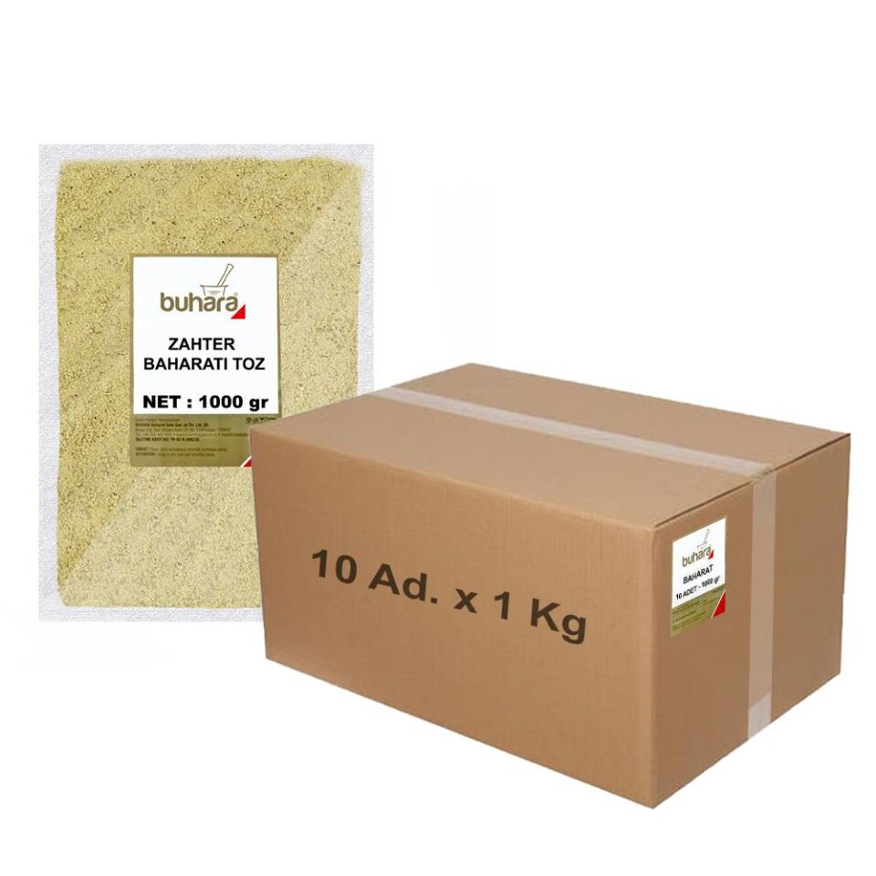 BUHARA TOPTAN ZAHTER 1 KG x 10 Ad - 10 KG