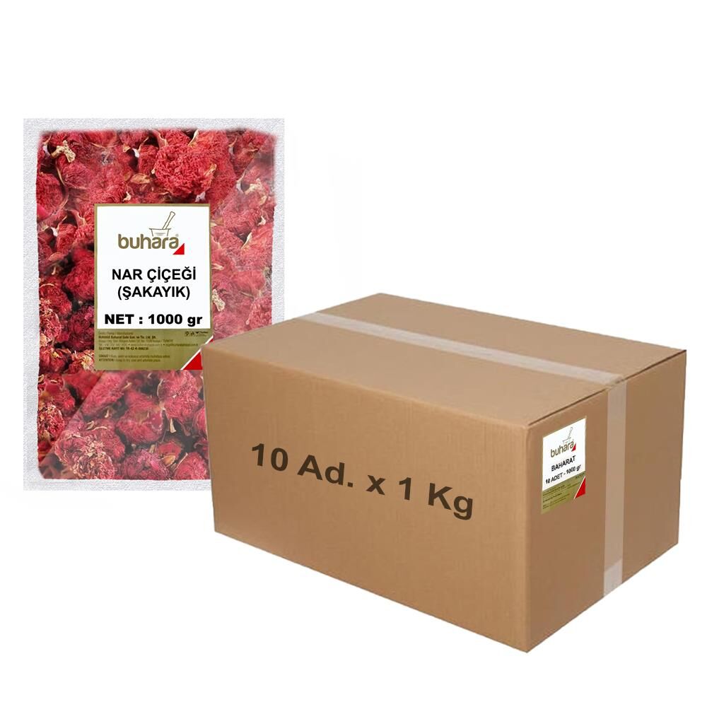 BUHARA TOPTAN NAR ÇİÇEĞİ - ŞAKAYIK 1 KG x 10 Ad - 10 KG