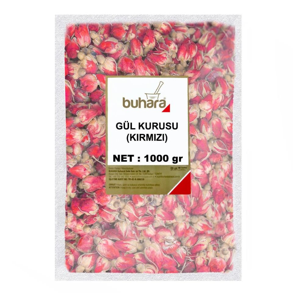BUHARA GÜL KURUSU KIRMIZI 1000 GR