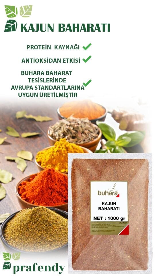 BUHARA TOPTAN KAJUN BAHARATI 1 KG x 10 Ad - 10 KG