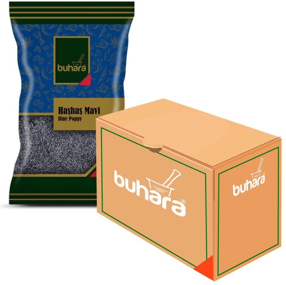 BUHARA TOPTAN HAŞHAŞ MAVİ 80 GR  x 10 Ad.