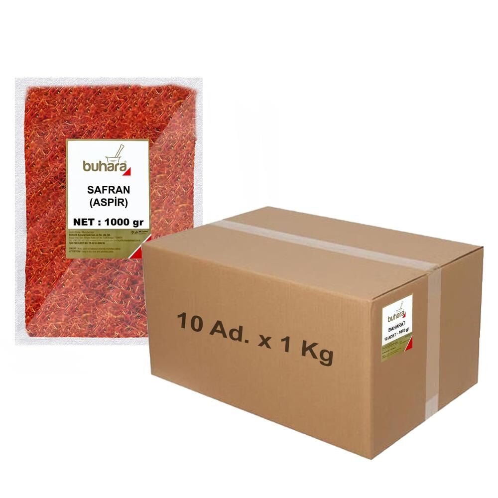 BUHARA TOPTAN SAFRAN (ASPİR) 500 GR x 10 Ad - 5 KG