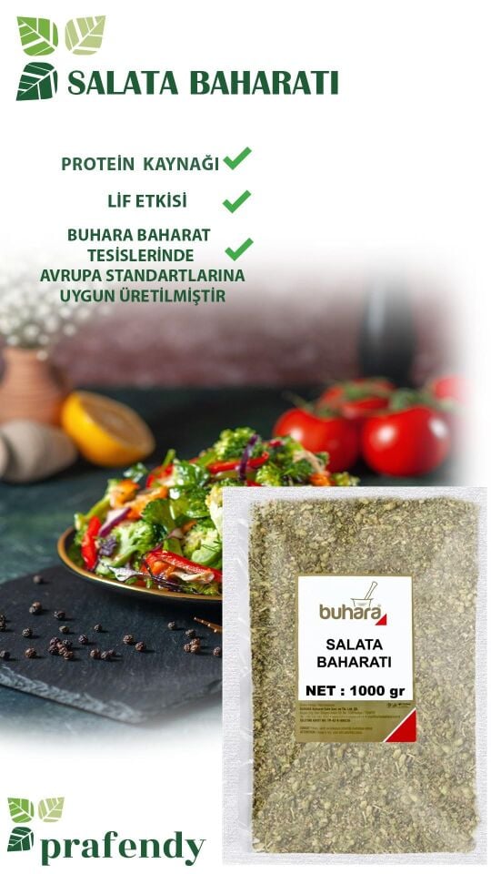 BUHARA TOPTAN SALATA BAHARATI 1 KG x 10 Ad - 10 KG