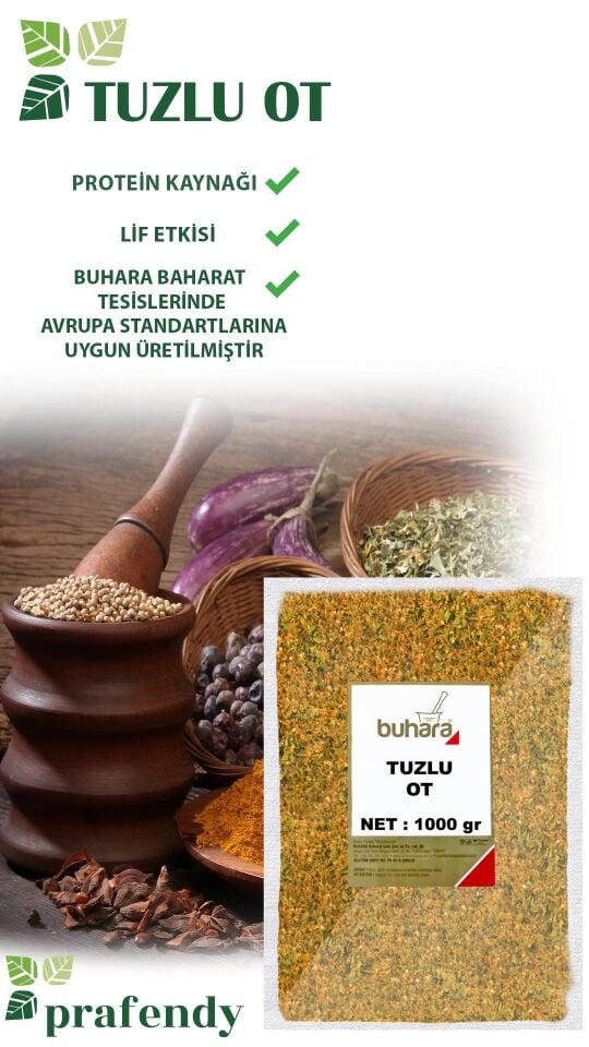 BUHARA TOPTAN TUZLU OT 1 KG x 10 Ad - 10 KG