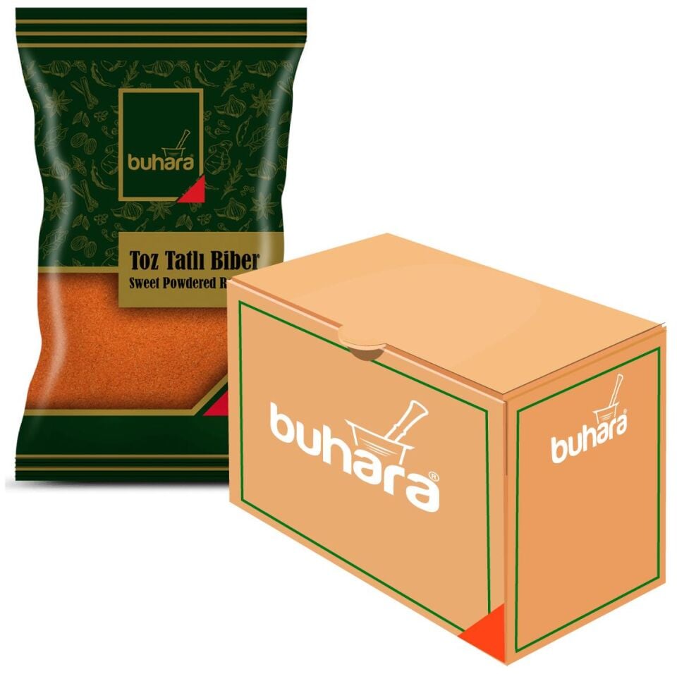 BUHARA TOPTAN TOZ TATLI BİBER 200 GR  x 12 Ad.