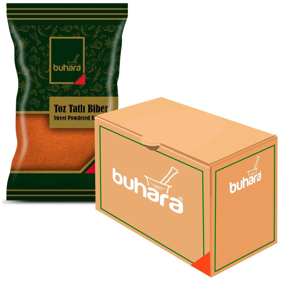 BUHARA TOPTAN TOZ TATLI BİBER 200 GR  x 12 Ad.